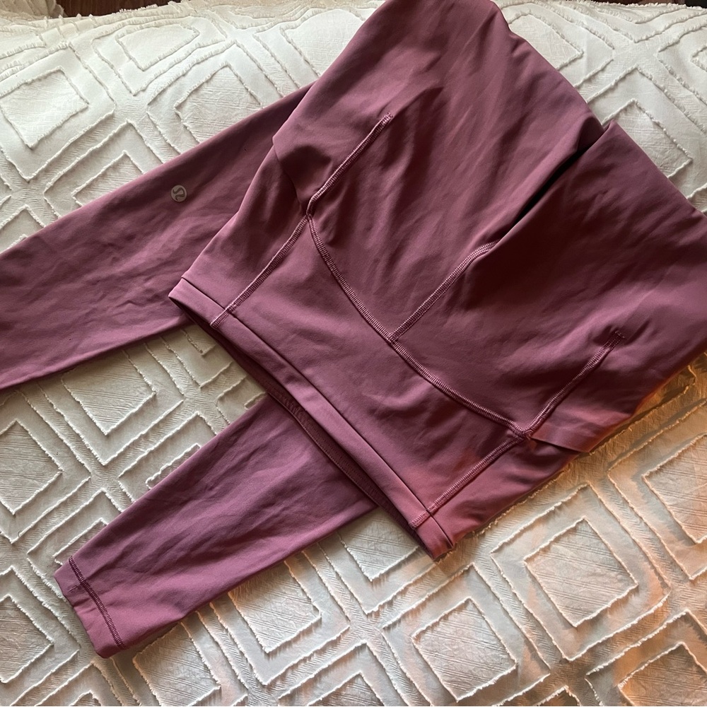 lululemon speed up leggings - moss rose